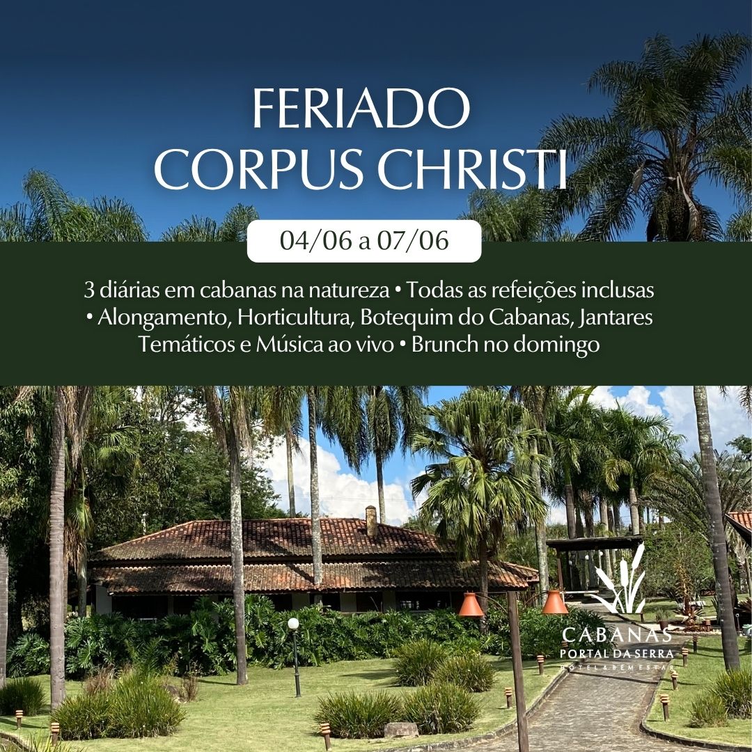 Pacote Feriado: Corpus Christi