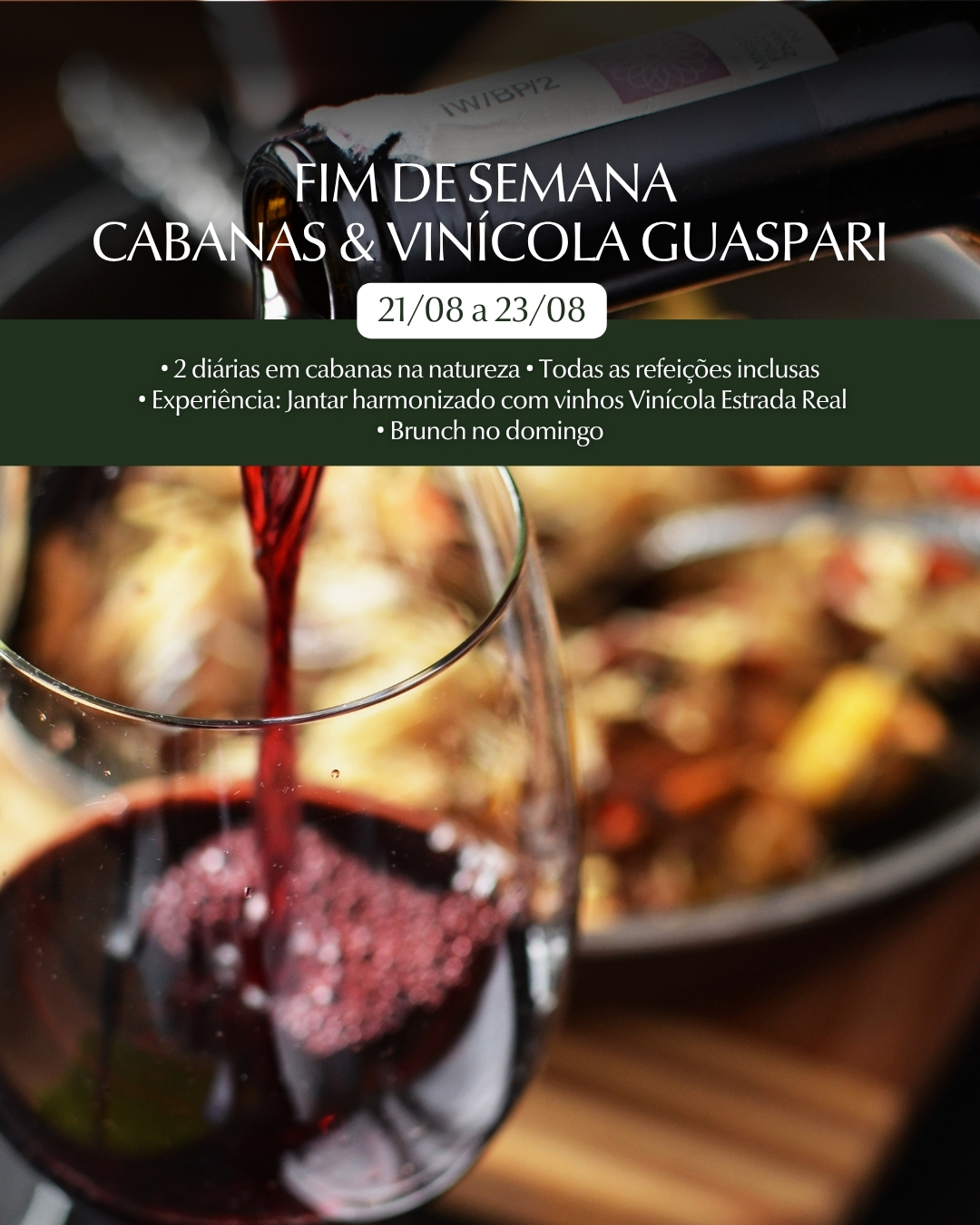 Fim de Semana Cabanas & Vinícola Guaspari