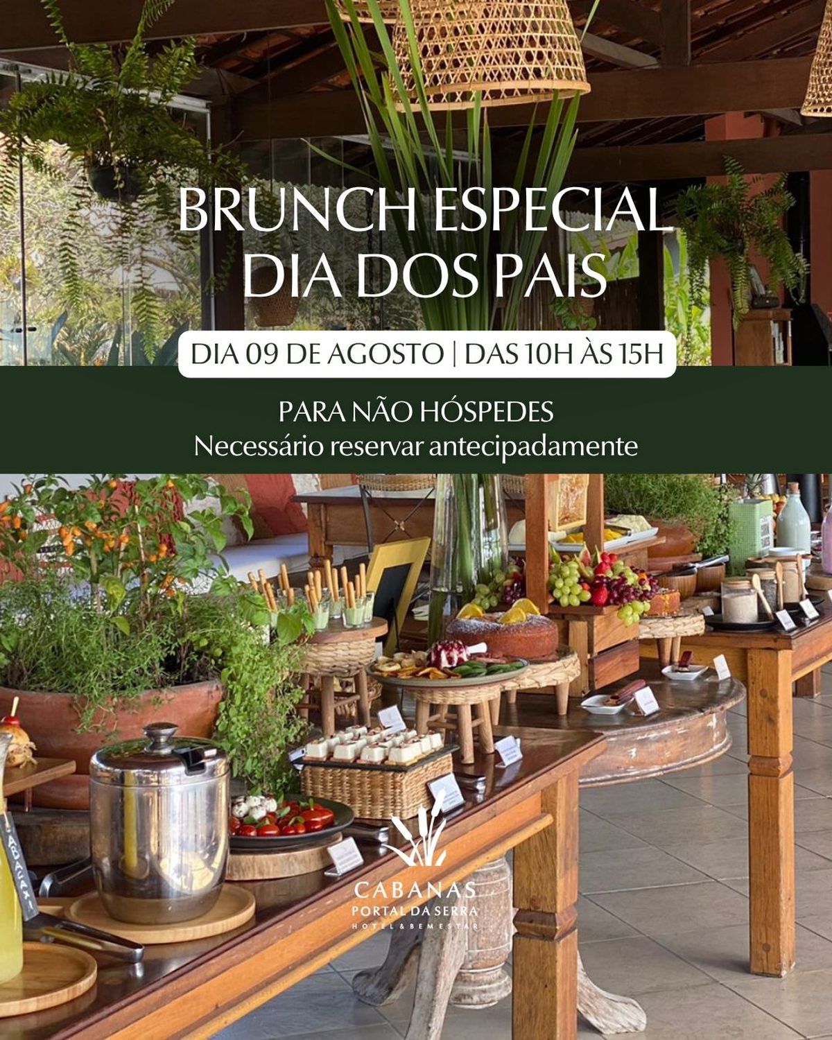 Brunch Especial no Campo com Vista Para Serra
